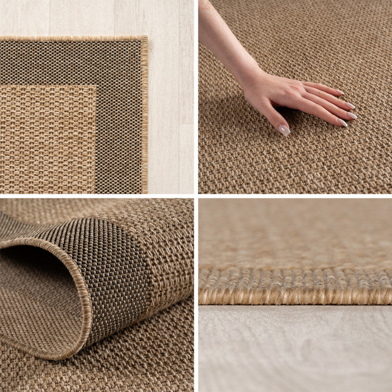 Timber Outdoor Teppich Beige 1