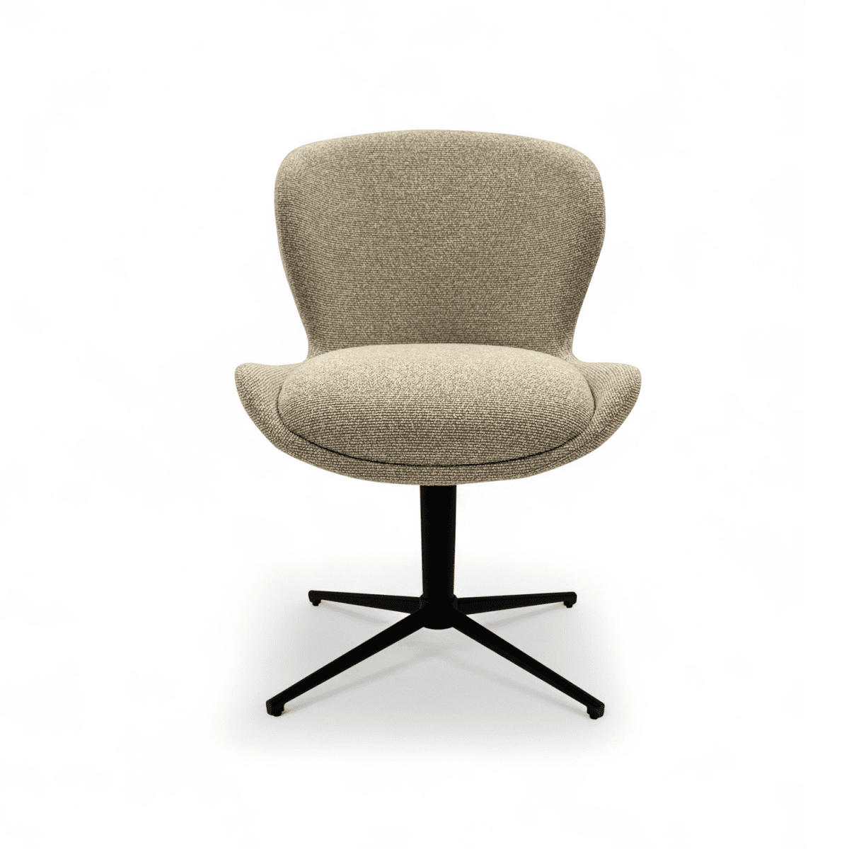 2er Set Esszimmerstühle - Drehbar - Beige