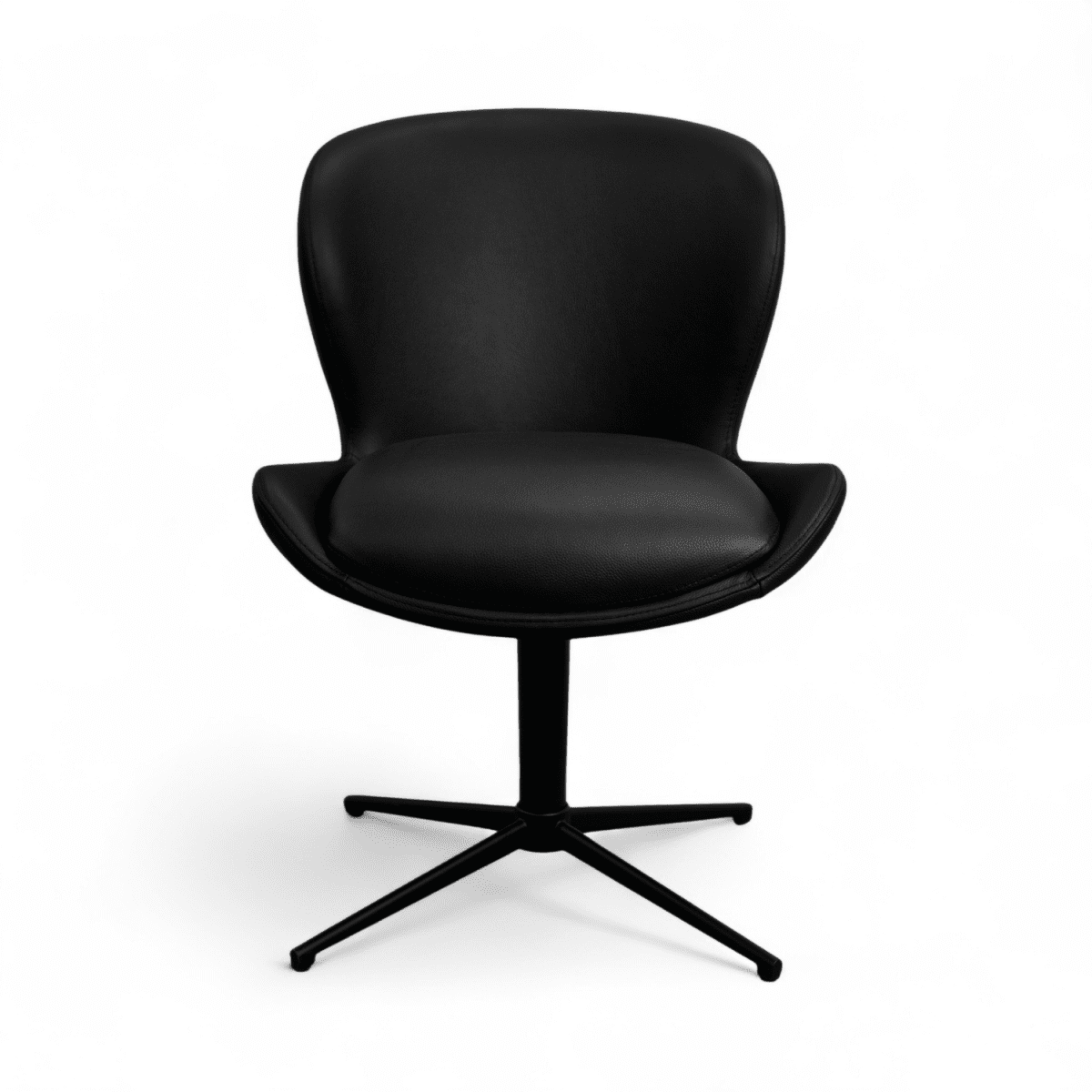 2er Set Esszimmerstühle - Drehbar - Schwarz
