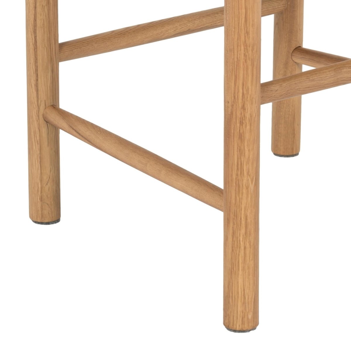 2er Set Esszimmerstühle Malou mit Geflechtsitz - Wildeiche