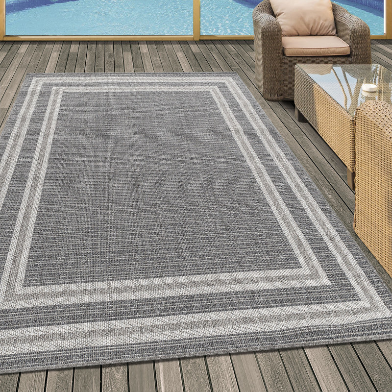Aruba Outdoor Teppich Grey