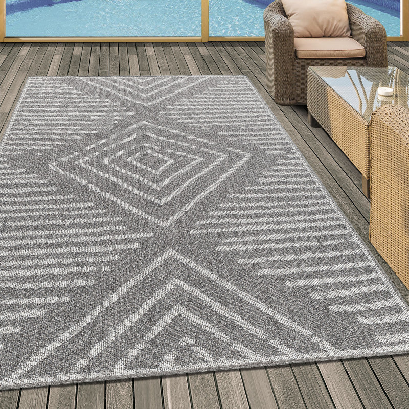 Aruba Outdoor Teppich Grey 2