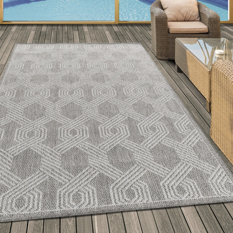 Aruba Outdoor Teppich Grey 4