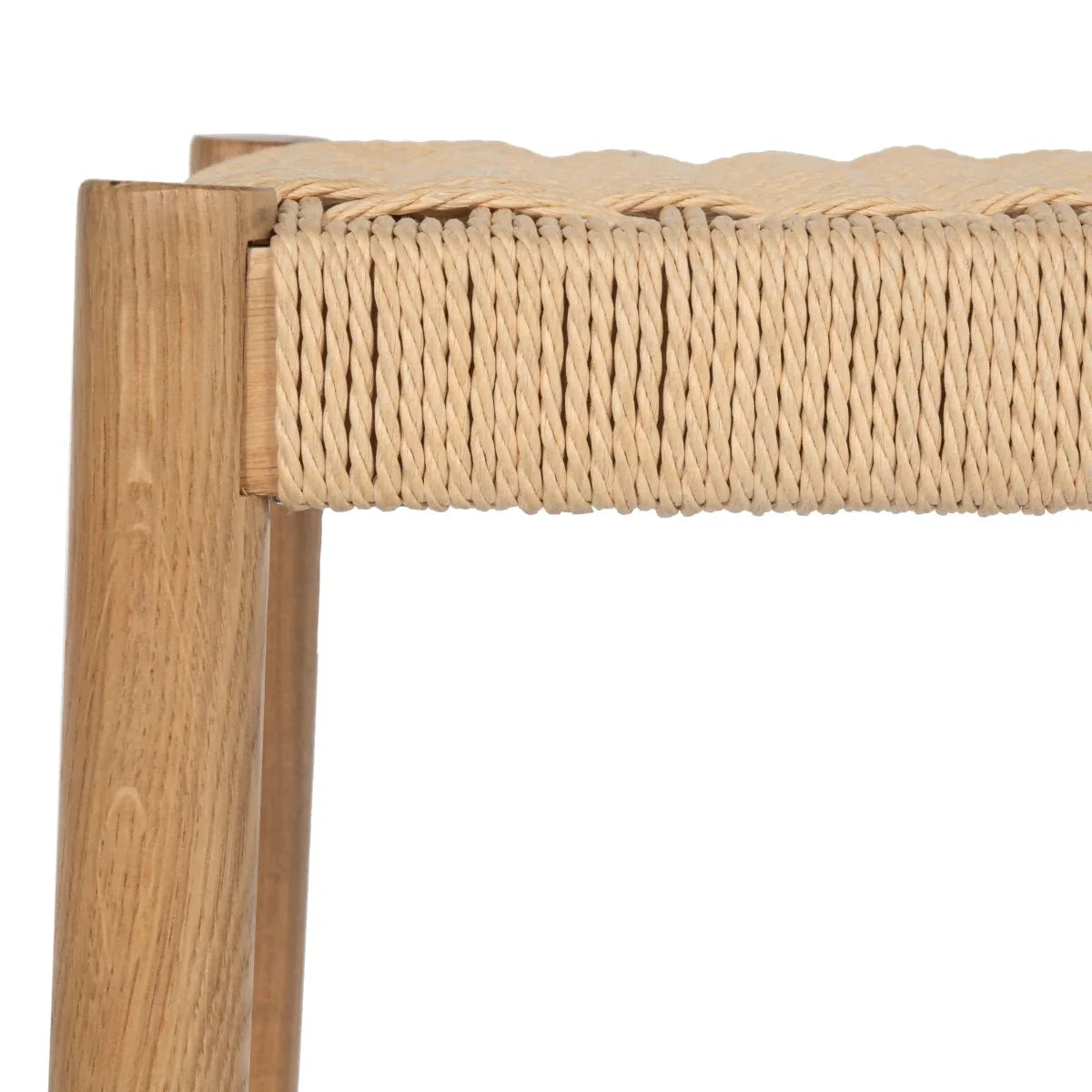 3er Set Barhocker Ida mit Geflechtsitz - Wildeiche