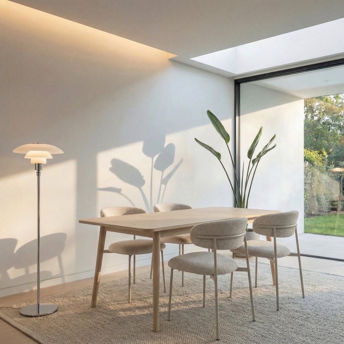 4er Set Esszimmerstühle - Beige