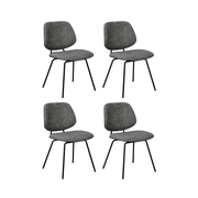 4er Set Esszimmerstühle - Grau
