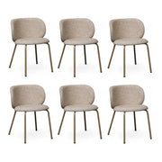 6er Set Esszimmerstühle Nanna - Beige