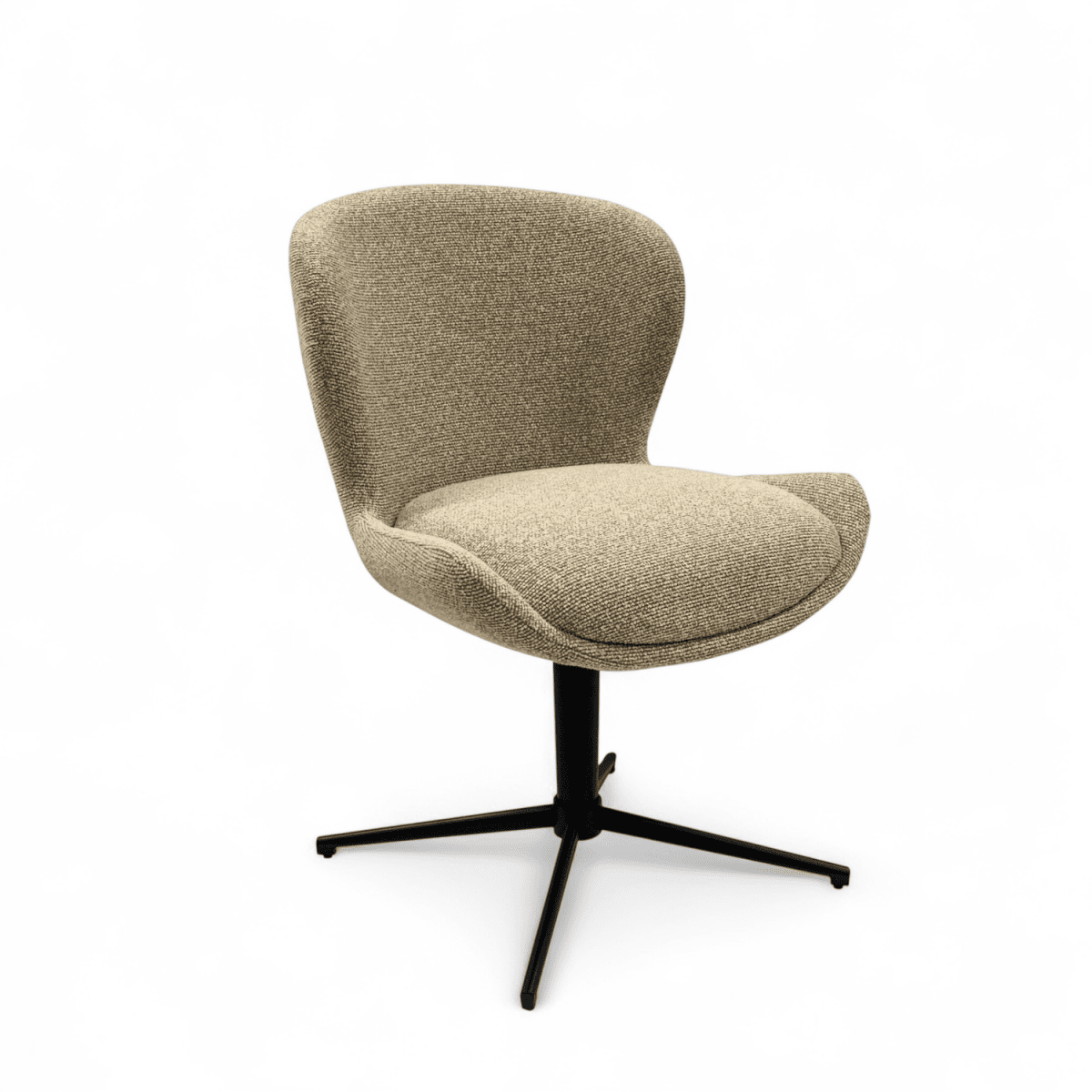 6er Set Esszimmerstühle Nicklas - Drehbar - Beige