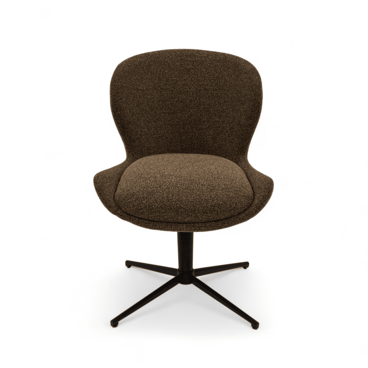 6er Set Esszimmerstühle Nicklas - Drehbar - Braun