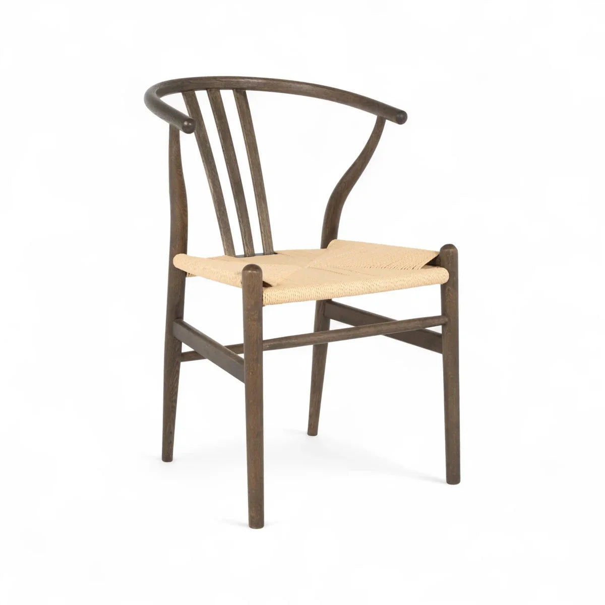 6er Set Esszimmerstühle Nikoline mit Geflechtsitz - Räuchereiche