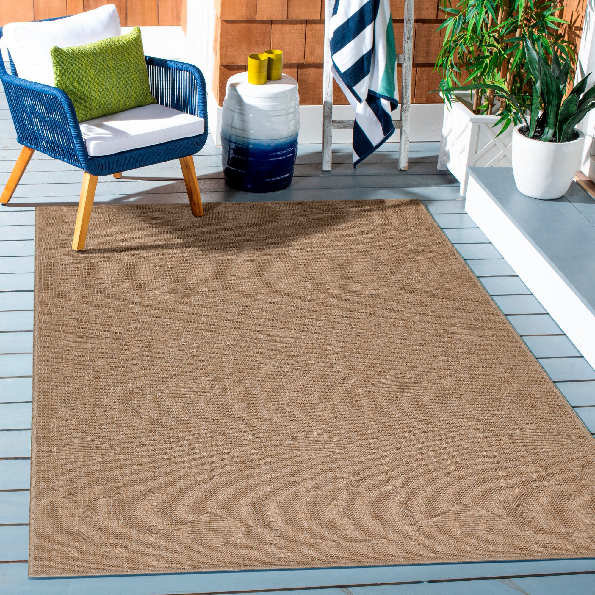 Dhaka Outdoor Teppich Beige