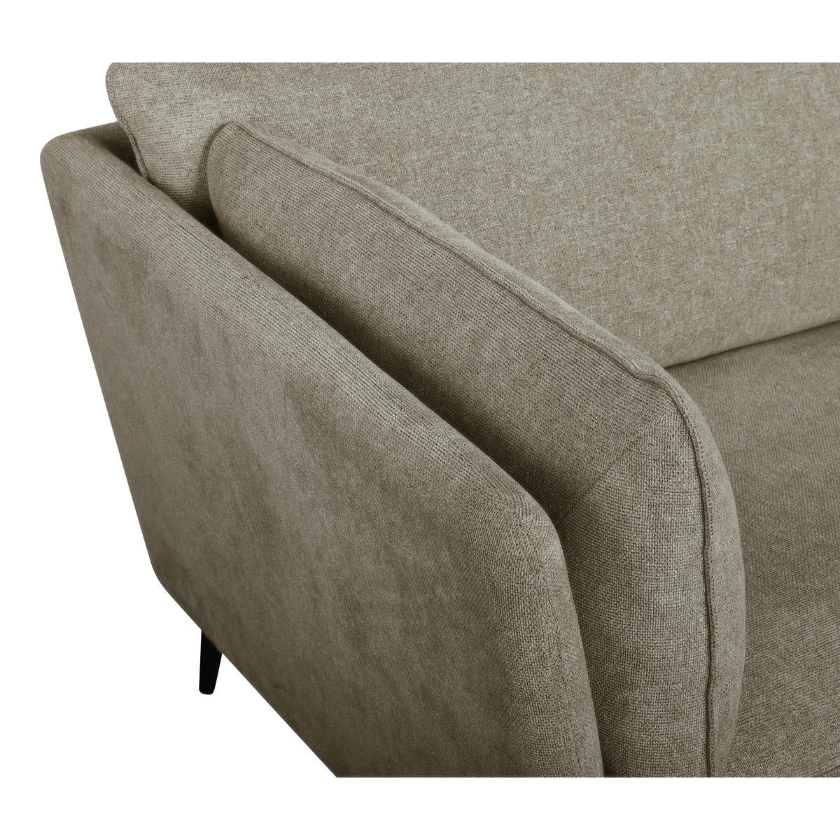 FURNHOUSE Bari 2-Sitzer Sofa - Stoffbezug Beige