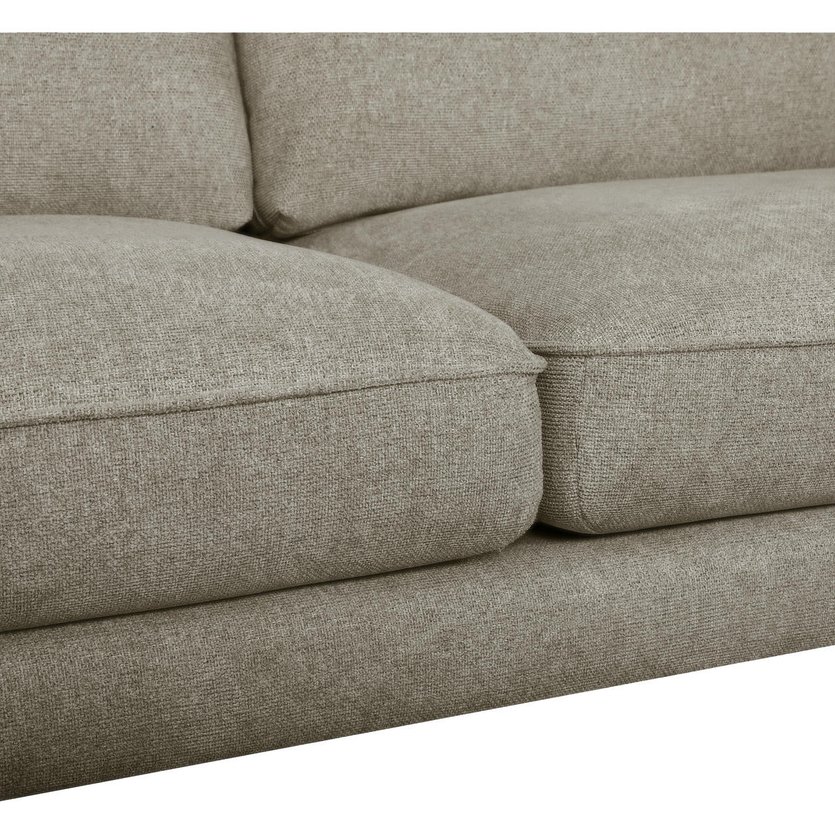 FURNHOUSE Bari 2-Sitzer Sofa - Stoffbezug Beige