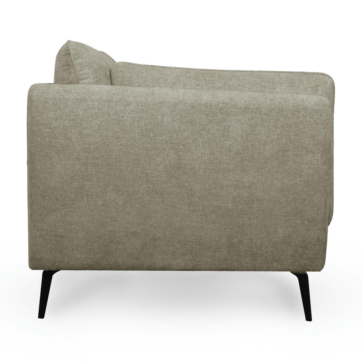 FURNHOUSE Bari 2-Sitzer Sofa - Stoffbezug Beige