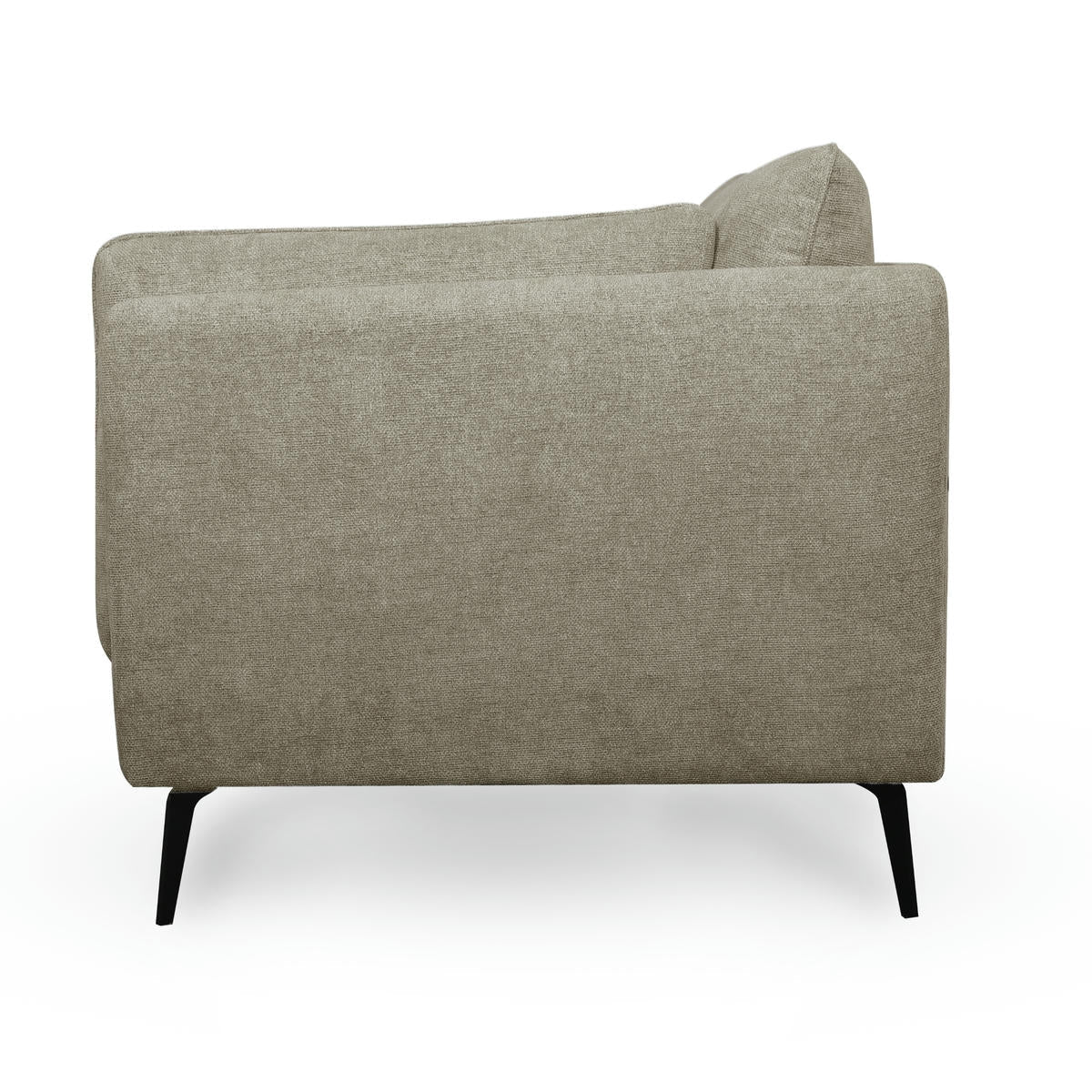 FURNHOUSE Bari 2-Sitzer Sofa - Stoffbezug Beige