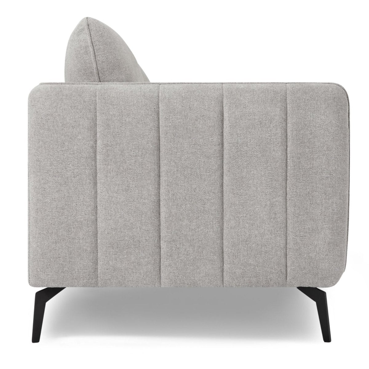Couchgarnitur 3+2 Sofa - Stoffbezug Grau