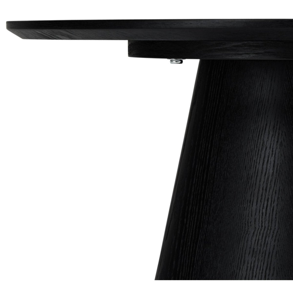 Couchtisch 2er Set ø45/60 cm - Eiche Schwarz
