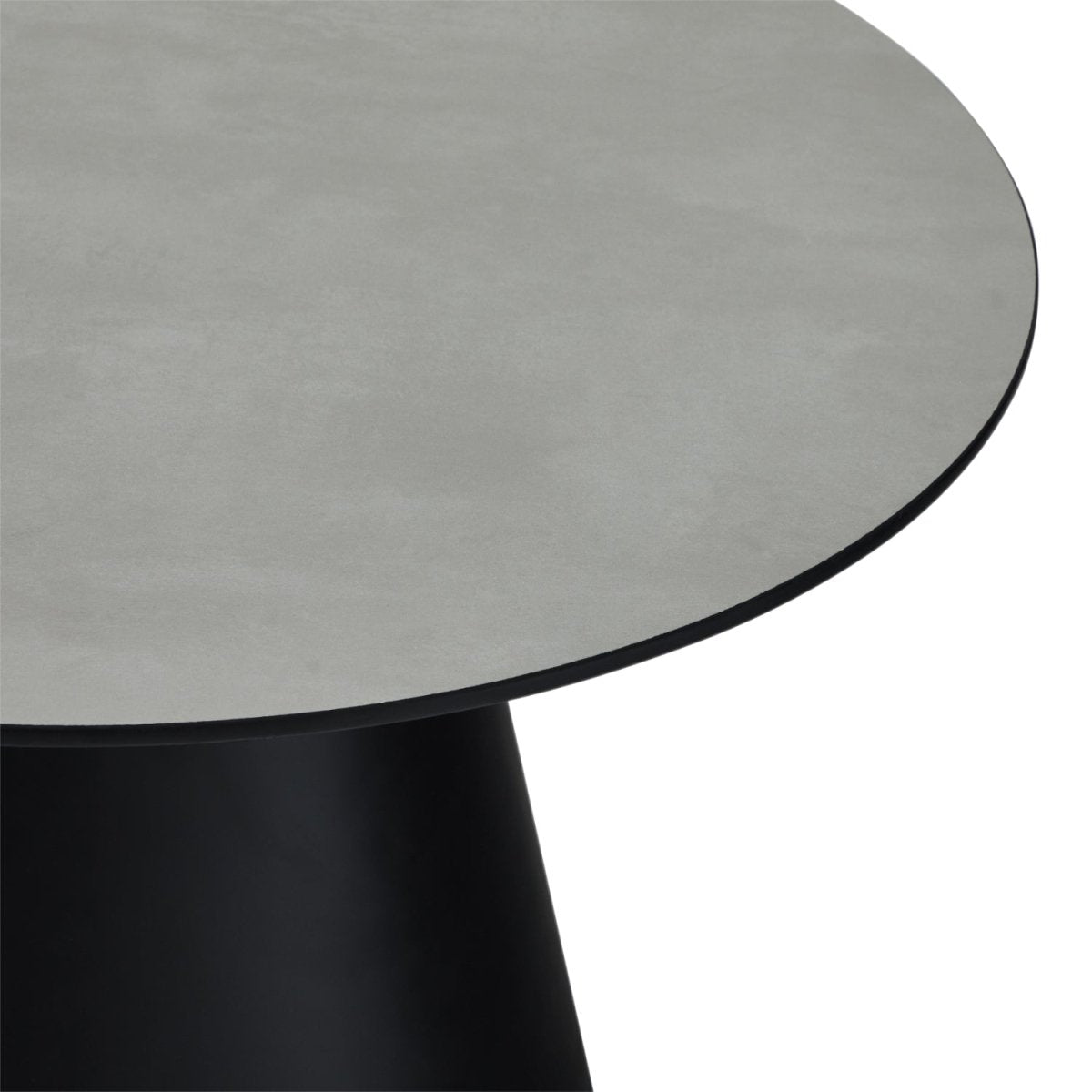 Couchtisch 2er Set ø45/60 cm - Marmoroptik Hellgrau