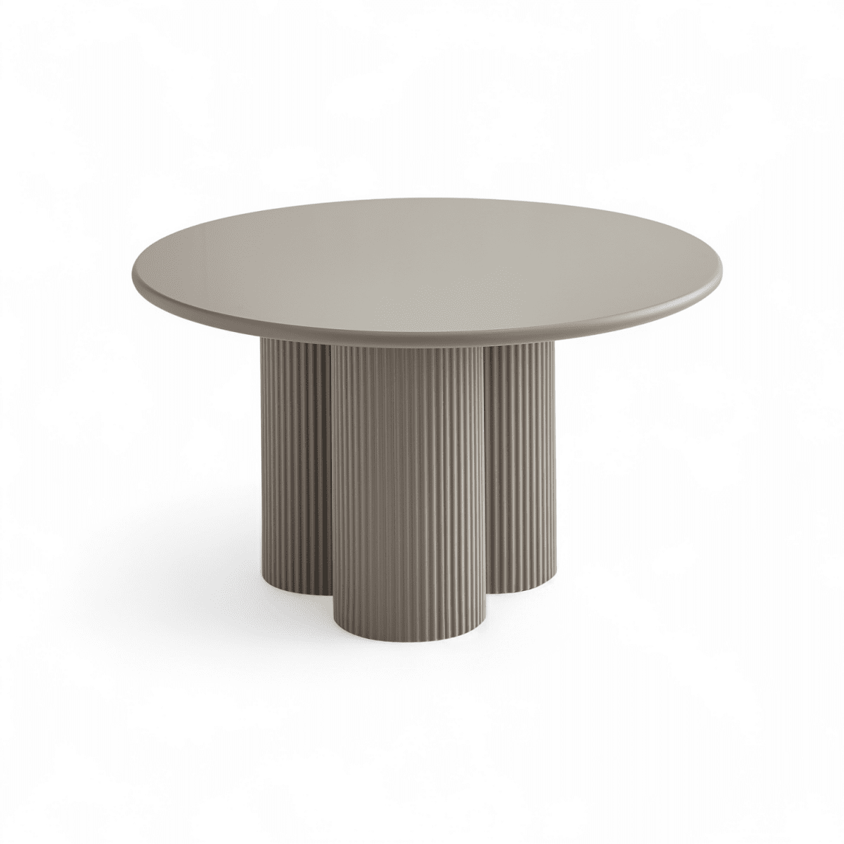 Couchtisch 2er Set ø50/80 cm - Taupe