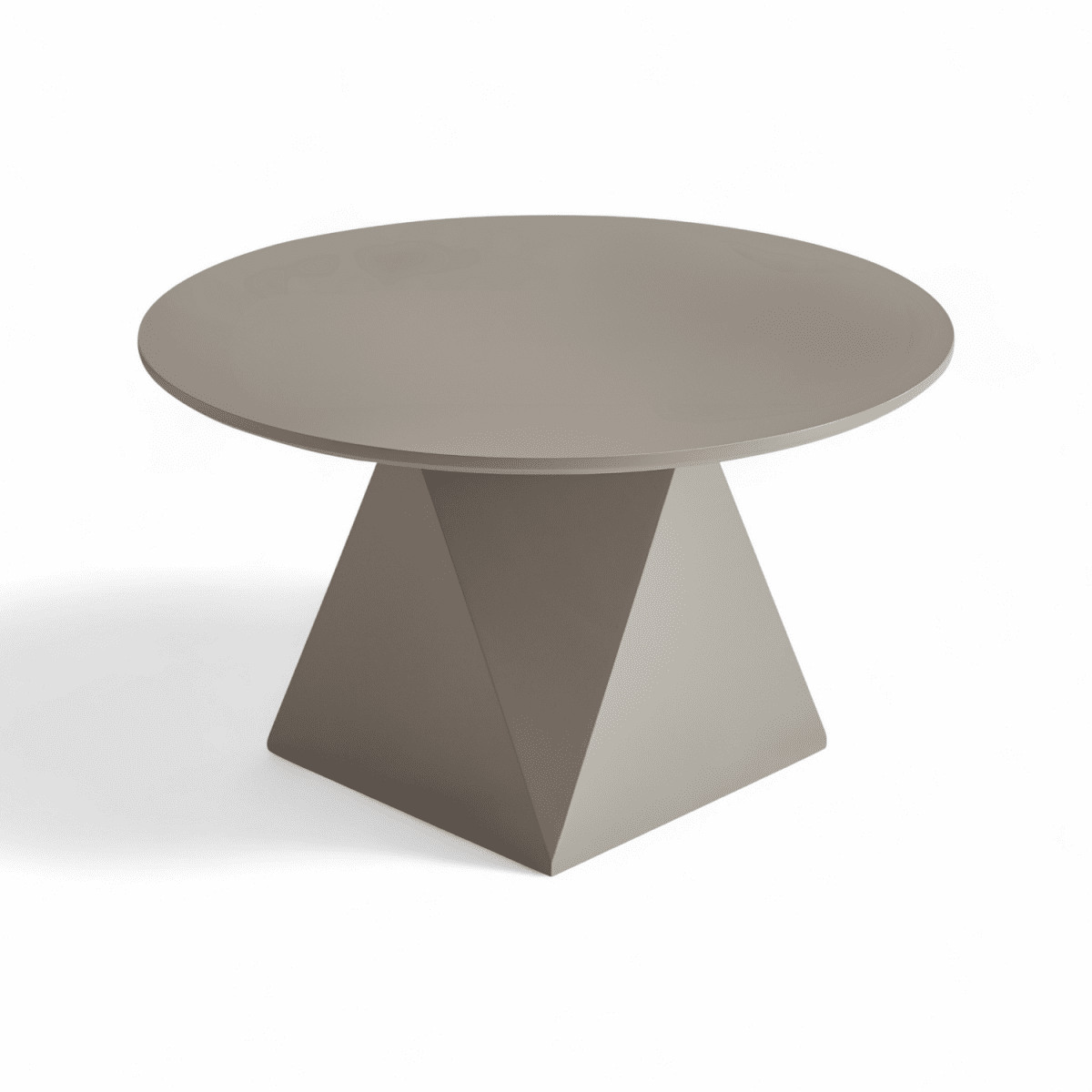 Couchtisch 2er Set ø50/80 cm - Taupe