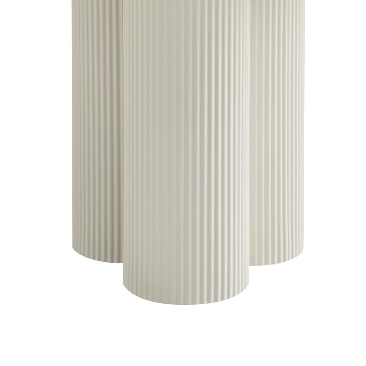 Couchtisch 2er Set ø50/80 cm - Weiß
