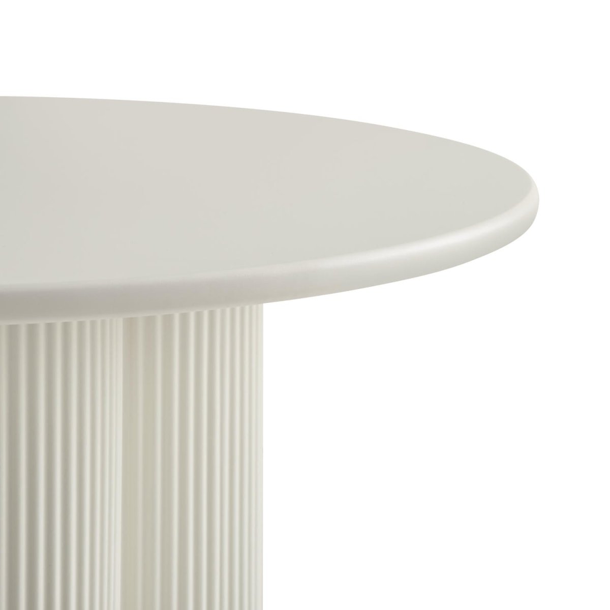 Couchtisch 2er Set ø50/80 cm - Weiß