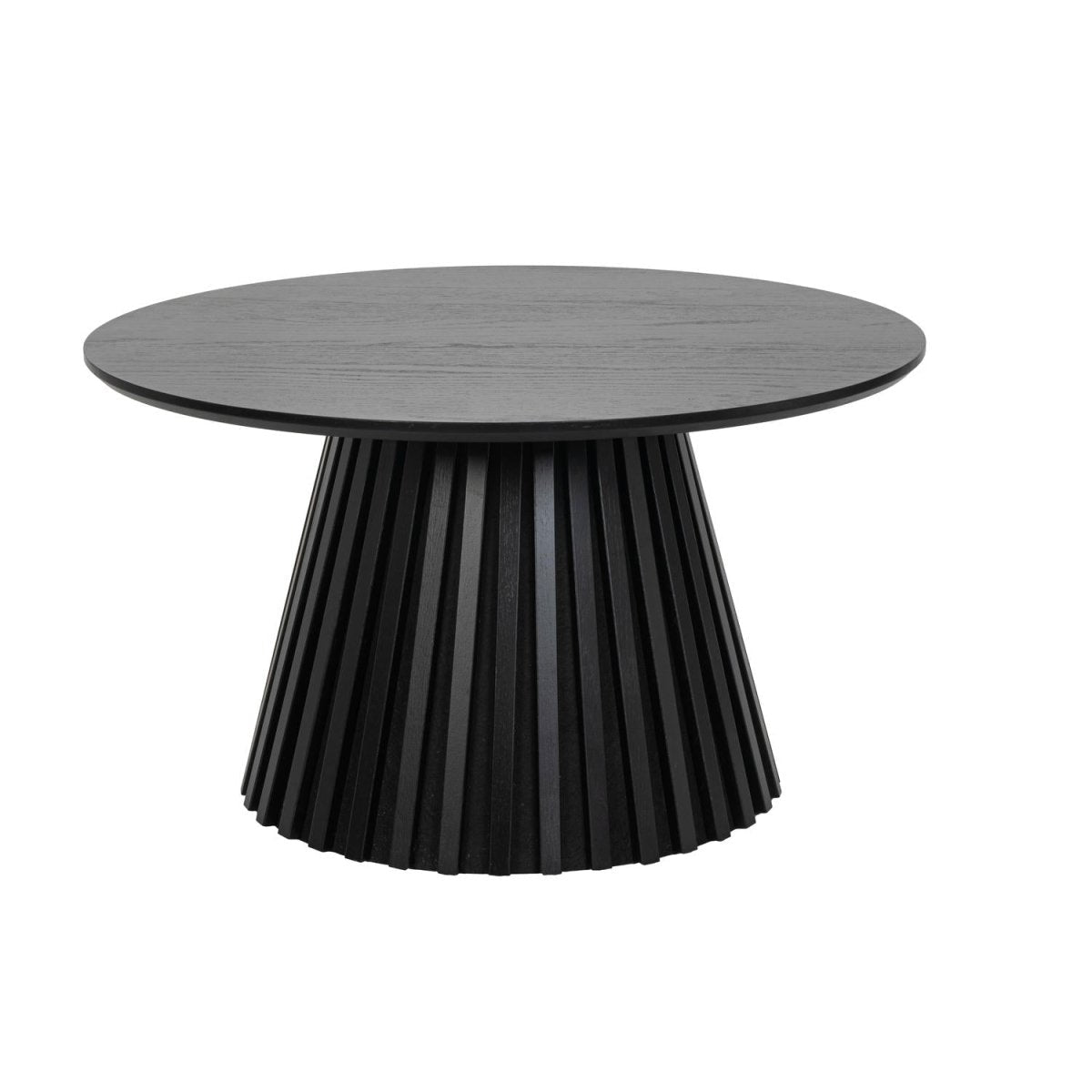 Couchtisch 2er Set ø60/80 cm - Eiche Schwarz
