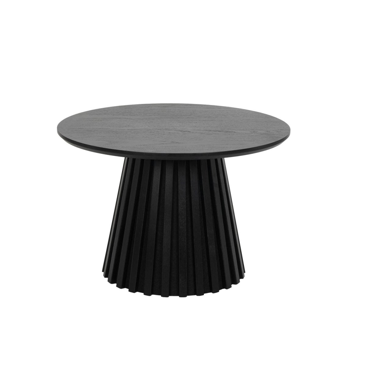 Couchtisch 2er Set ø60/80 cm - Eiche Schwarz