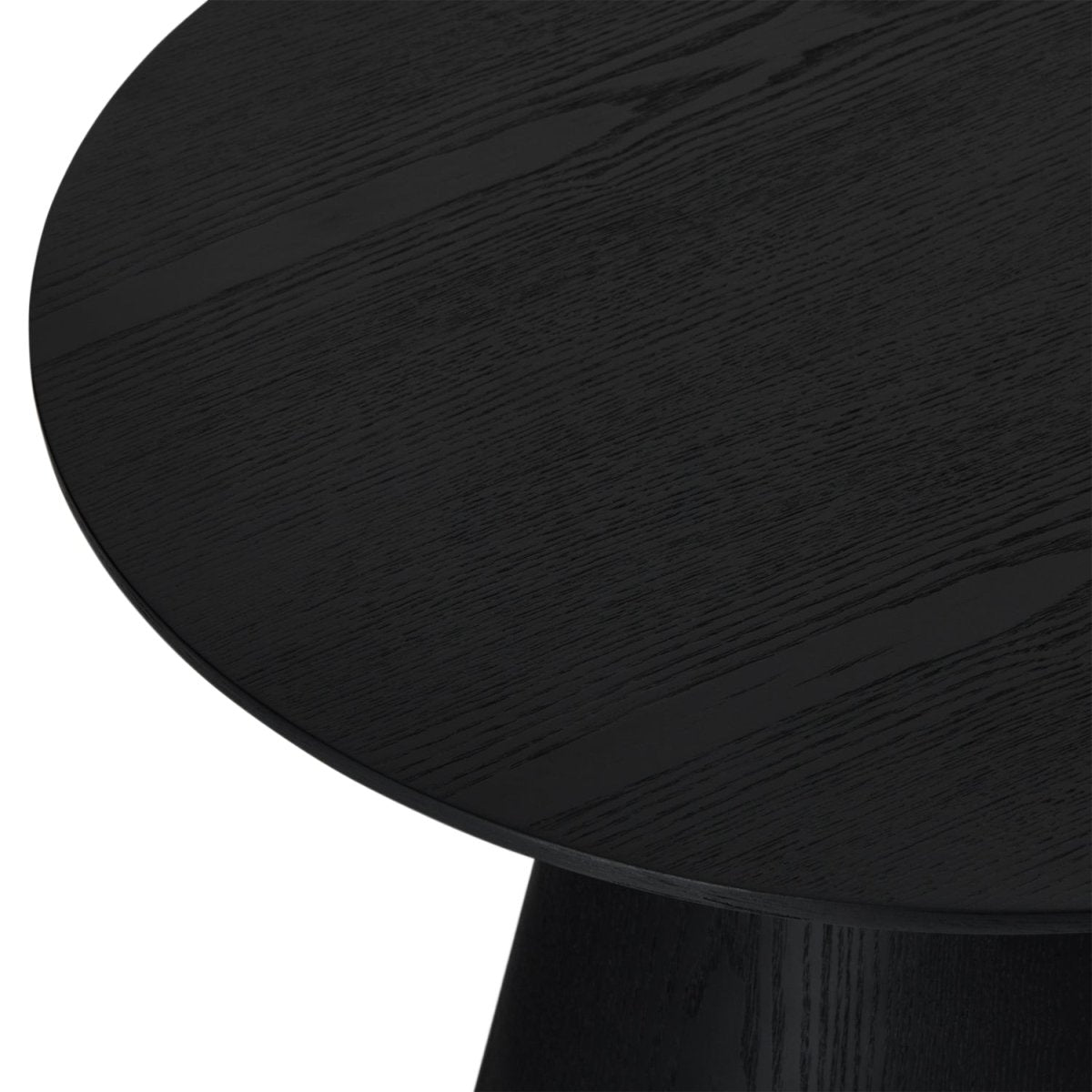 Couchtisch 3er Set ø80/60/45 cm - Eiche Schwarz