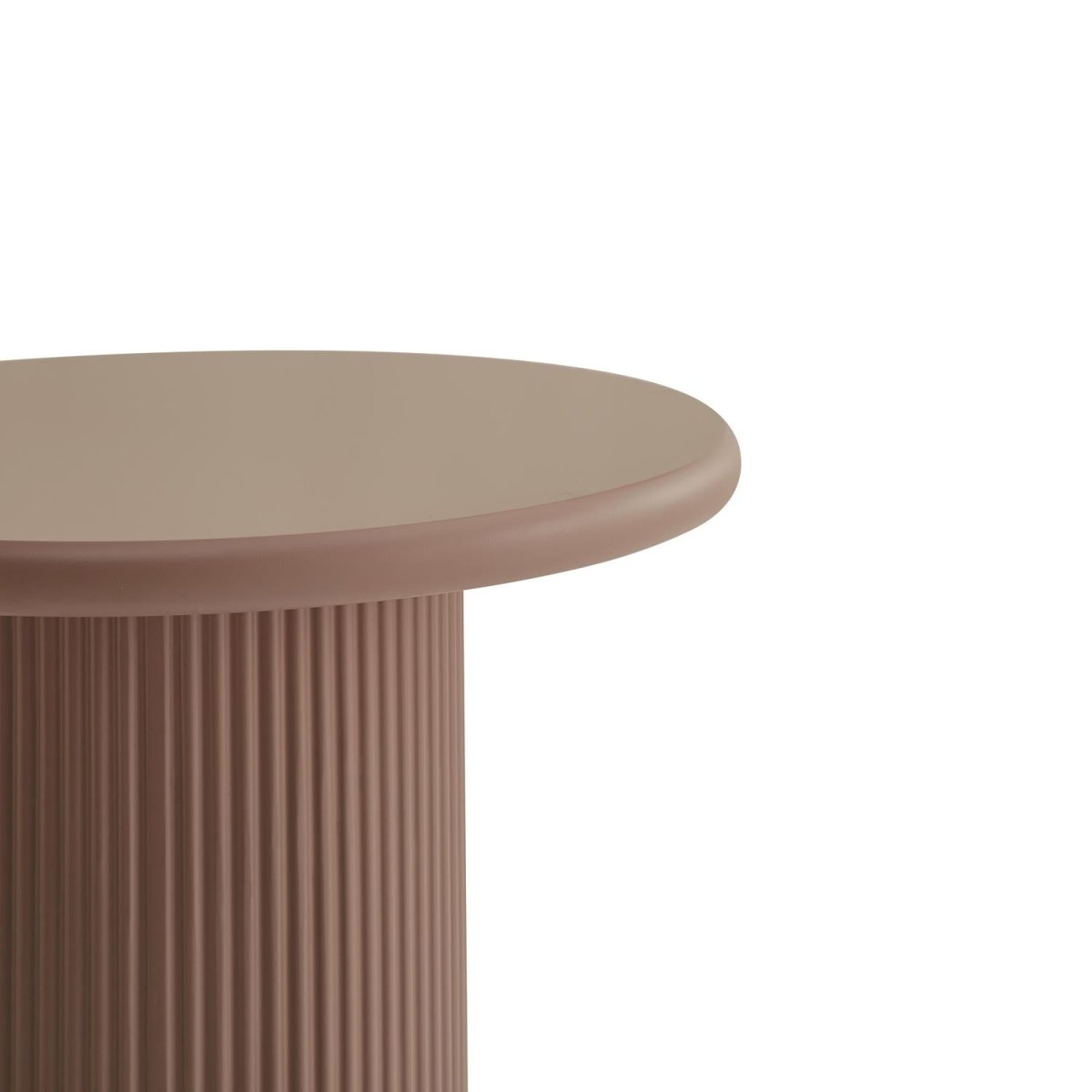 Couchtisch Rund ø50 cm - Mocca Mousse