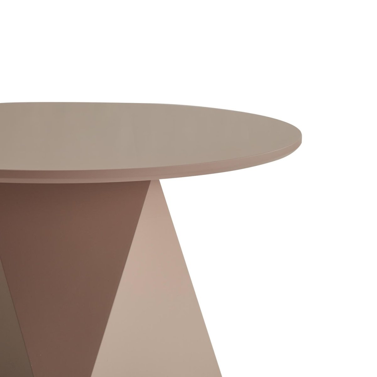 Couchtisch Rund ø50 cm - Mocca Mousse