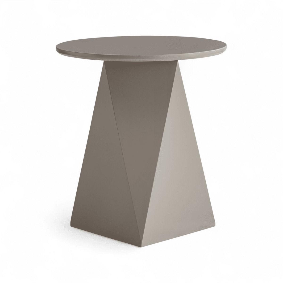 Couchtisch Rund ø50 cm - Taupe