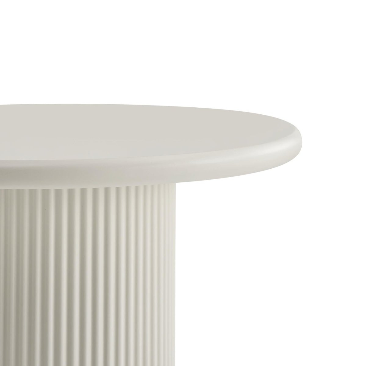 Couchtisch Rund ø50 cm - Weiß