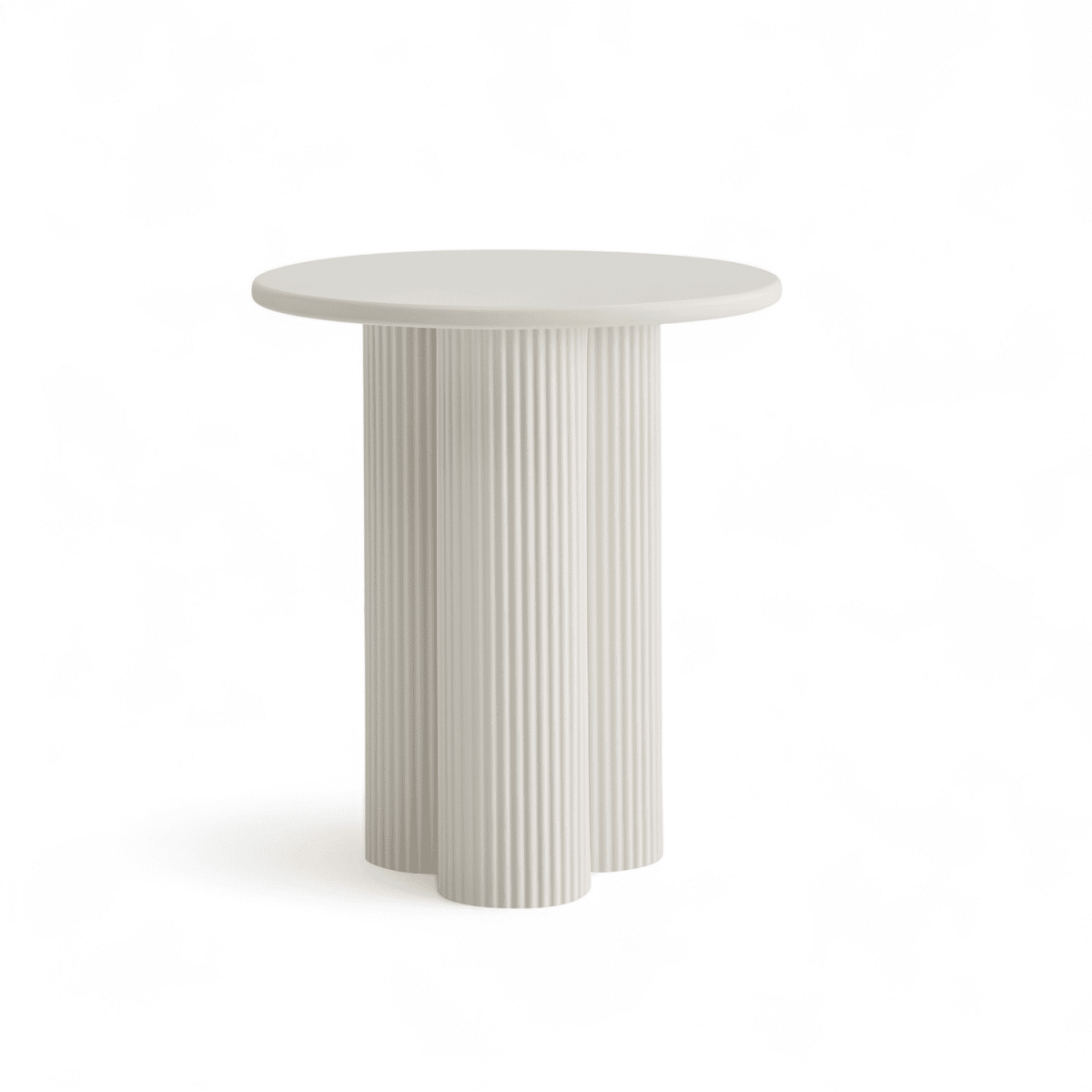 Couchtisch Rund ø50 cm - Weiß