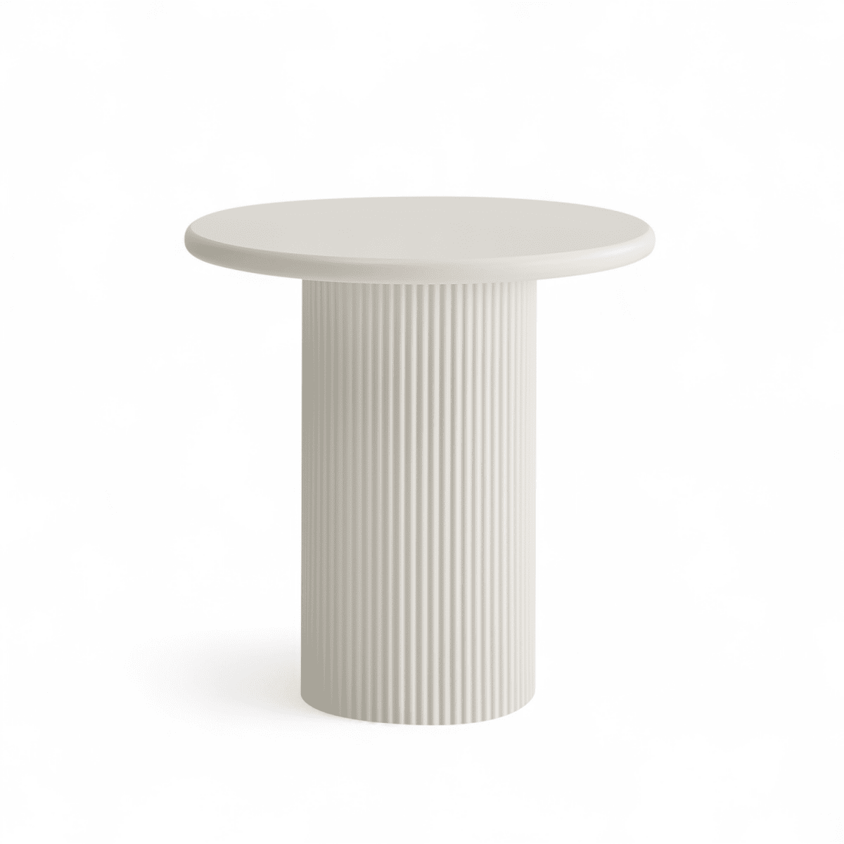 Couchtisch Rund ø50 cm - Weiß
