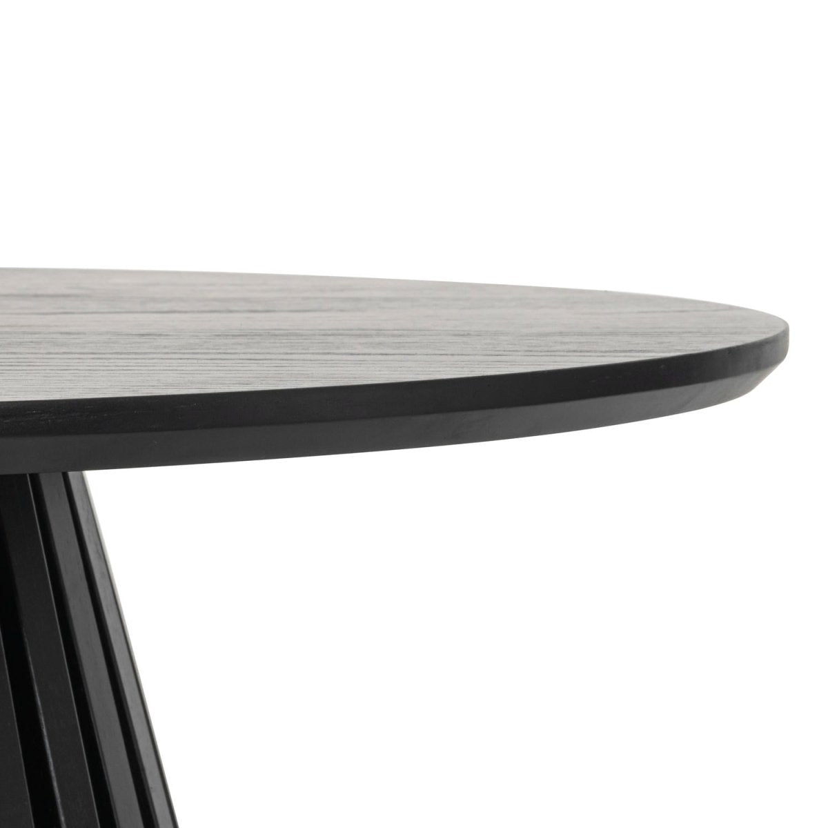 Couchtisch Rund ø60 cm - Eiche Schwarz
