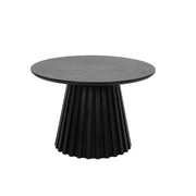 Couchtisch Rund ø60 cm - Eiche Schwarz