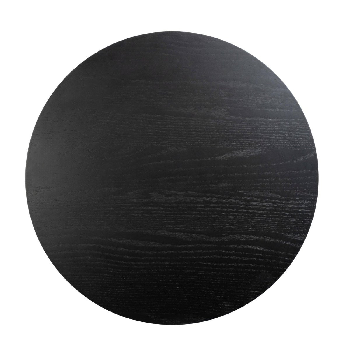 Couchtisch Rund ø80 cm - Eiche Schwarz