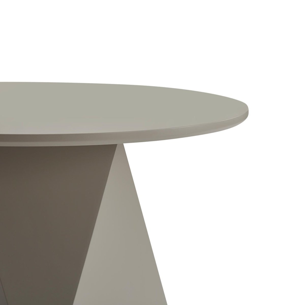 Couchtisch Rund ø80 cm - Taupe
