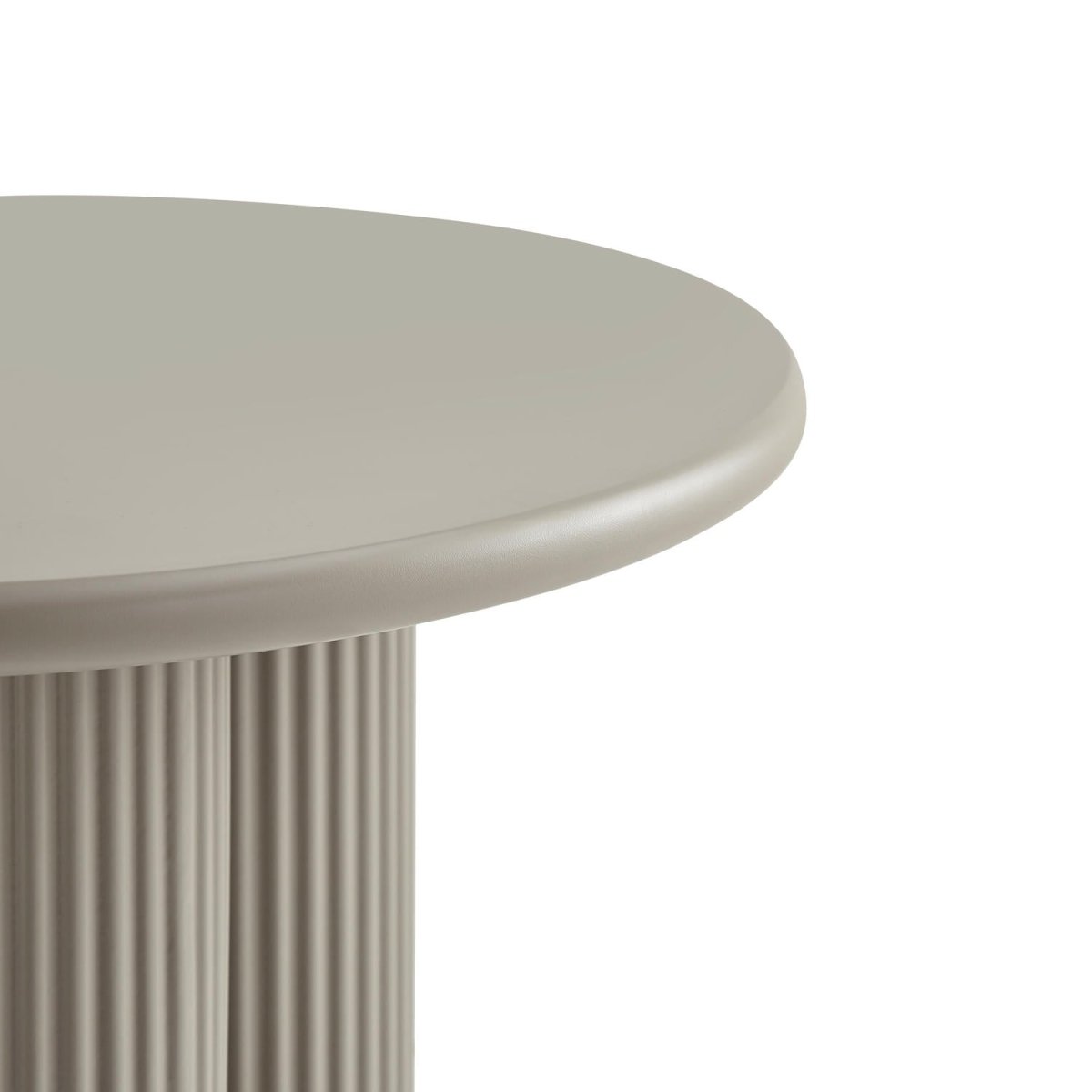 Couchtisch Rund ø80 cm - Taupe