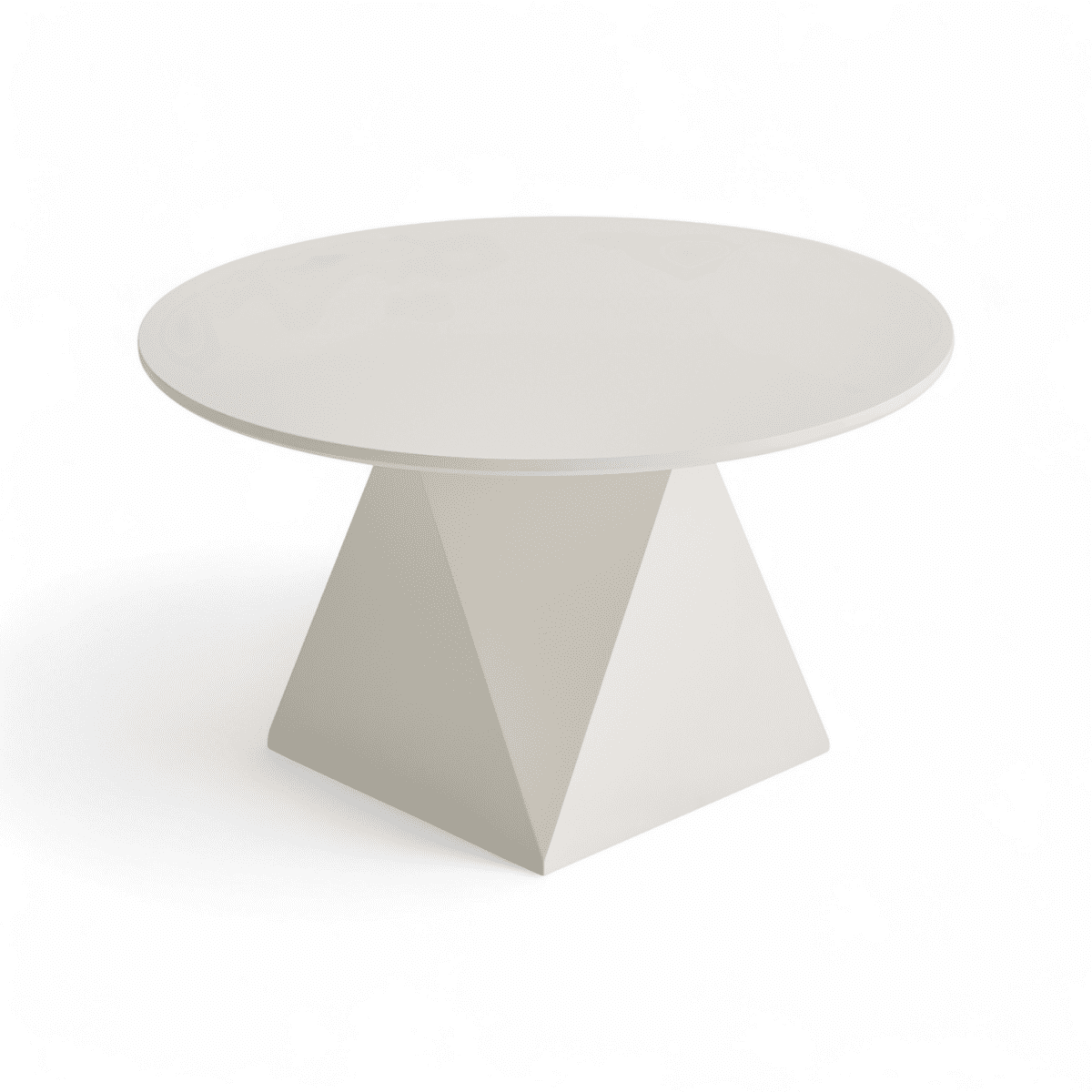 Couchtisch Rund ø80 cm - Weiß