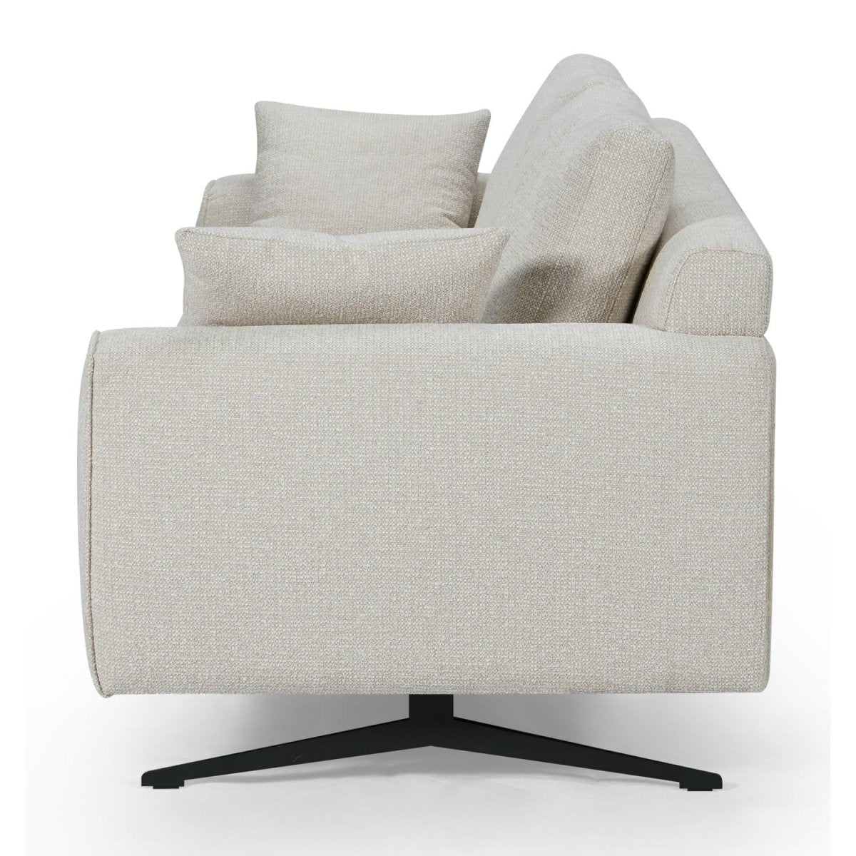 2-Sitzer Sofa - Stoffbezug Beige