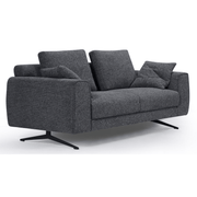 2-Sitzer Sofa - Stoffbezug Grau