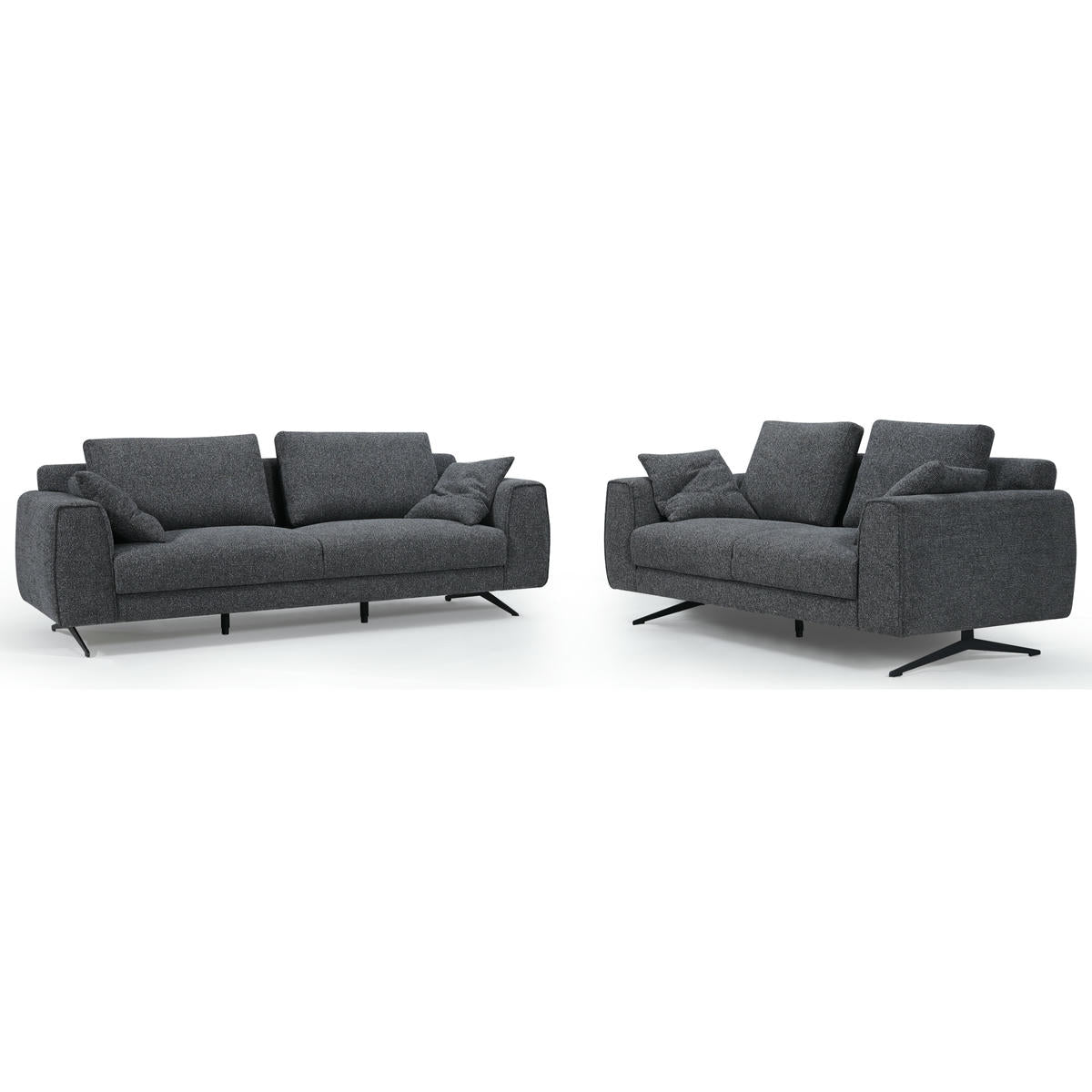 3-Sitzer Sofa - Stoffbezug Grau