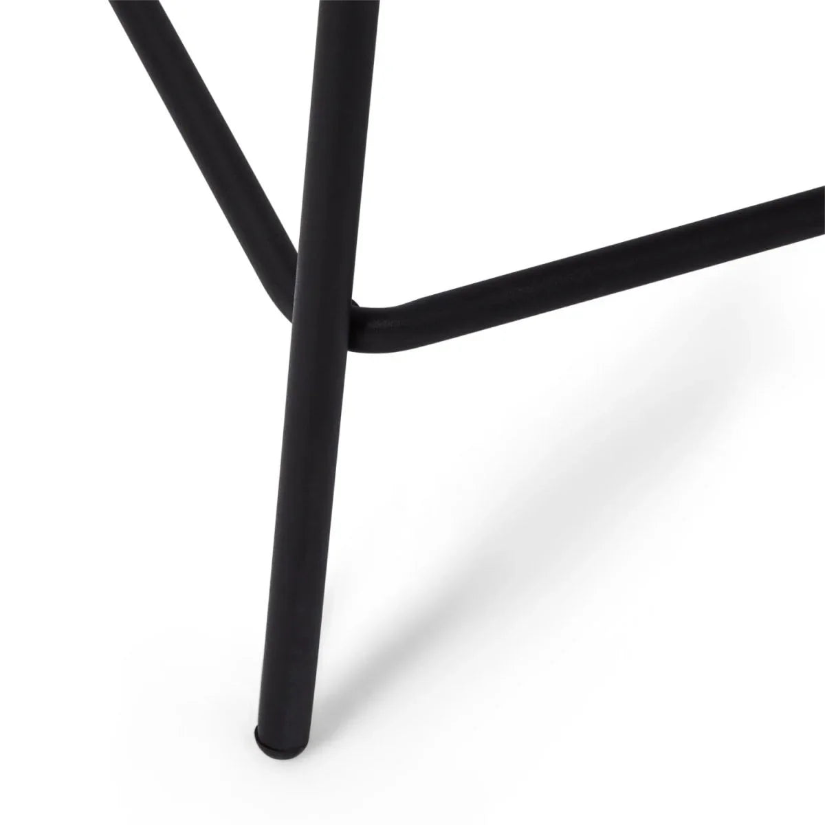 FURNHOUSE Diana Barhocker 2er Set - Bouclé-Stoff Weiß