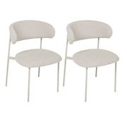 2er Set Esszimmerstühle - Beige
