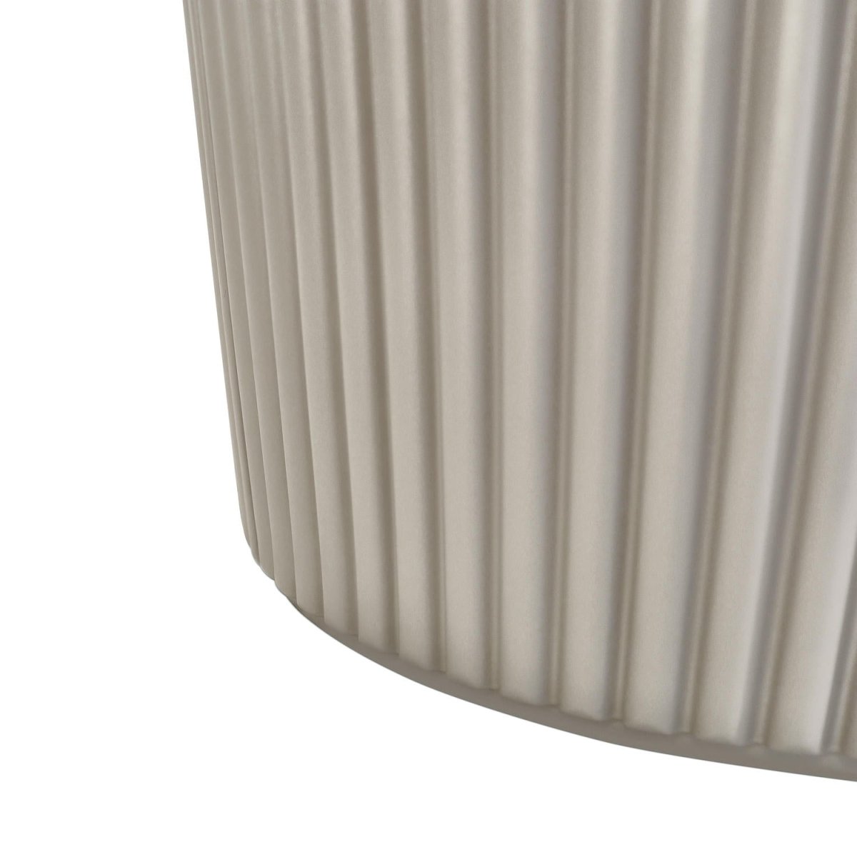 Couchtisch Rund ø60 cm - Marmoroptik & Lamellenoptik Beige