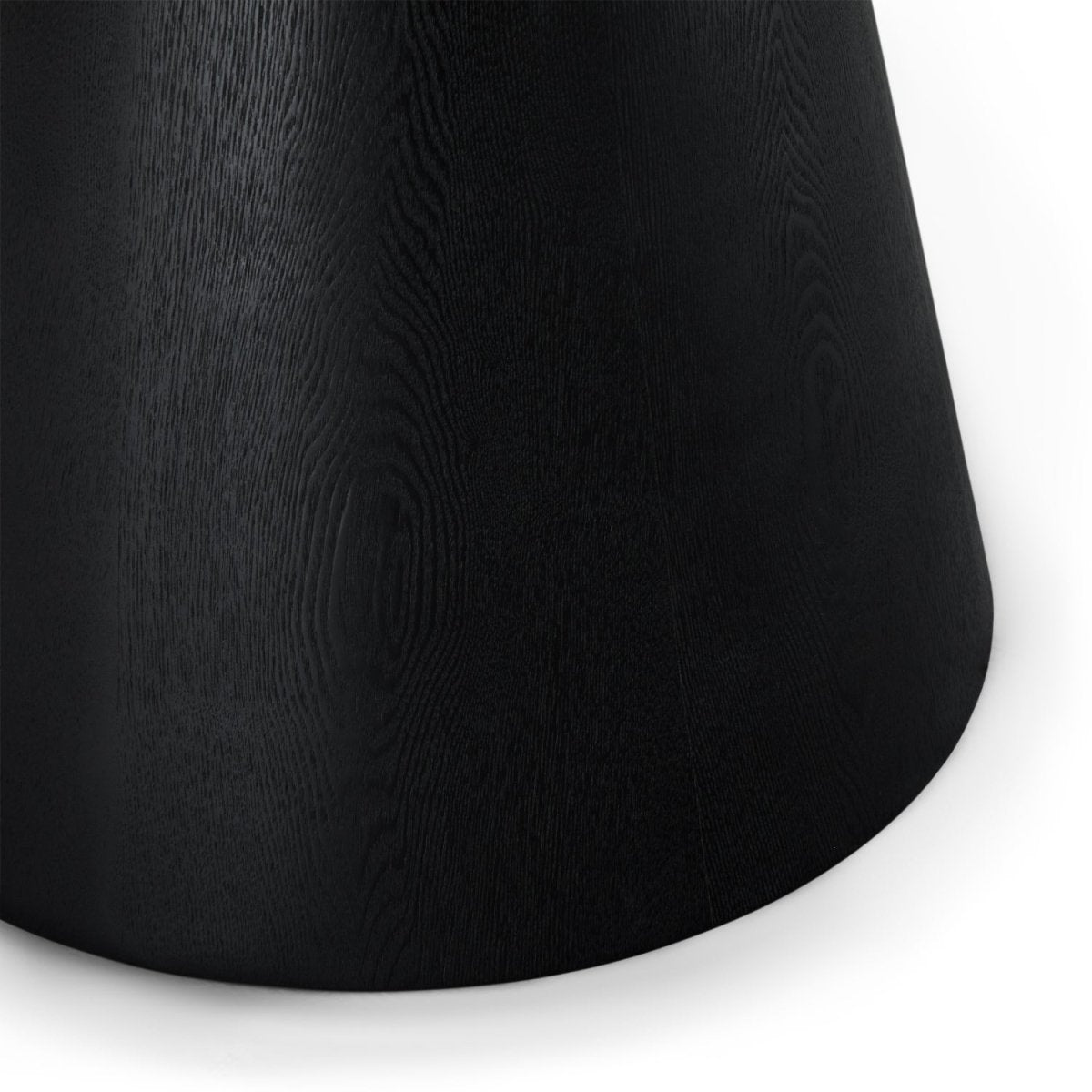 Essgruppe mit 4 Stühle und Esstisch - ø120 cm Schwarz