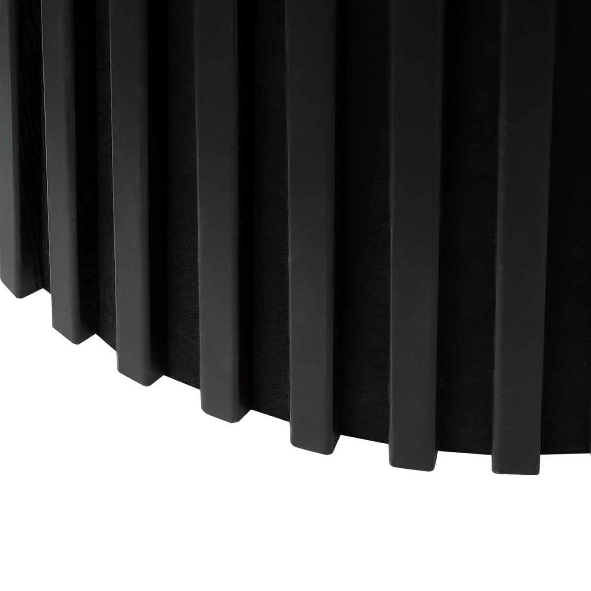 Essgruppe mit 4 Stühle und Esstisch - ø140 cm - Ausziehbar bis 240 cm Schwarz