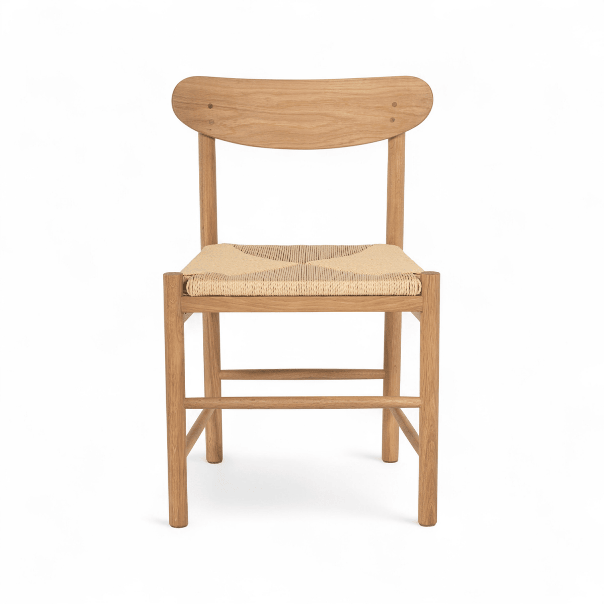 Essgruppe mit 4 Stühle und Esstisch - ø140 cm - Ausziehbar bis 240 cm Wildeiche